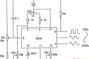 函数信号产生器中的采用8038的函数发生器