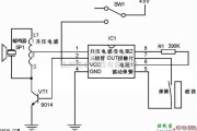 磁场、电场传感器中的门磁报警器制作原理电路图