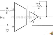 增益可调放大电路中的ISO103增益调节电路图