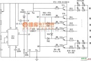 专用测量/显示电路中的555、CD4017构成的电子路标电路图