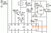 汽车电子密码锁电路图