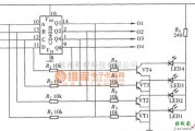 开关电路中的四路互锁开关控制器(CD4028)电路图