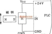 霍尔传感器中的HK-1型霍尔接近开关用于数控机床PLC电路