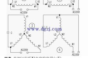 380v和220V单相两用电机接线图