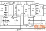 专用测量/显示电路中的收音机数字式频率显示器(C040、556)电路图