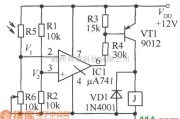 光敏电阻中的一种精密光亮光控电路图
