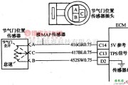 大宇中的大宇希望轿车故障码21的诊断电路图