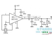 振荡电路中的1MHz串联模式晶体振荡器