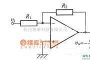 运算放大电路中的反转放大电路图