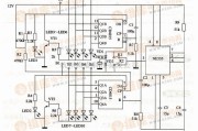 开关电路中的双5挡电子开关控制器电路图