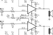 集成音频放大中的LM4780双电源供电的音频功率放大电路