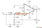 仪表放大器中的INA110构成的60Hz输入带通滤波电路