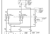 马自达中的马自达95MONTERO大灯电路图