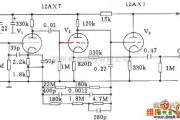 电子管功放中的Mamn C22电子管均衡放大器电路图