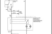 马自达中的mazda　大灯清洗器电路图
