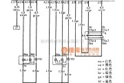 大众（一汽）中的捷达前大灯、停车灯、变光灯及转向灯开关电路图