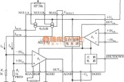 传感信号调理中的铂热电阻信号调理器ADT70的内部电路框图及典型应用电路图