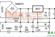 稳压电源中的使Ｗ317稳压器从零伏起调