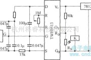 红外线热释遥控中的TWH9513的应用电路