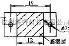 传感器电路中的MS04型湿敏元件外型尺寸