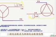 三相电动机改单相电机接线图