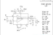 集成音频放大中的TDA7233D功放电路