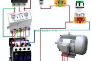 电机综合保护器保护电机实物接线图 