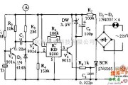 灯光控制中的声控触摸方便延时灯电路图