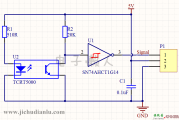 TCRT5000传感器模块电路的效果图演示_基础硬件电路图讲解