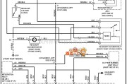 丰田中的96年凌志ES300大灯清洗器电路图