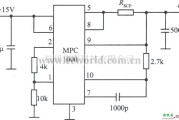 电源电路中的MPC1000集成稳压器构成的5V、３A稳压电源电路