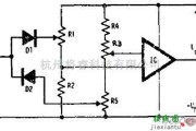 电源电路中的带运放的高低电平比较器电路