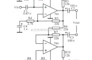 电流环放大中的一款采用双运放组成的平衡输出电路图