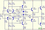 音频电路中的简易100W互补功率放大器电路