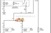 大众（一汽）中的96大众捷达除雾器电路图