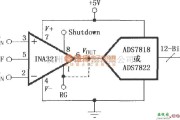 仪表放大器中的由INA321／322构成的直接驱动电容性输入的A／D变换器