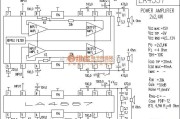 集成音频放大中的LA4557功放电路