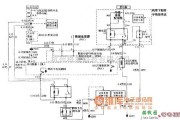 别克中的别克GL8汽车前HVAC控制总成、动力系统电控单元、空调压缩机离合电路图