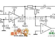 正弦信号产生中的双相输出正弦波振荡器电路图