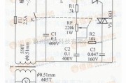 电源电路中的维修用交流可调隔离电源电路图