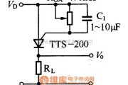 晶闸管控制中的TTS-200列温控晶体闸管基本应用电路图