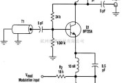 基础电路中的无变容二极管高频调制器
