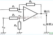 线性放大电路中的运放设计的差动放大器电路电路图
