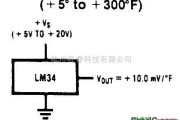 传感器电路中的基本的华氏温度传感器