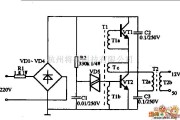 仪器仪表中的50W电子变压器电路图