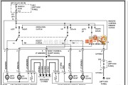 丰田中的96年凌志SC400电动后视镜电路图