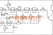 语音电路中的触摸式双音调门铃(CD4069)电路图