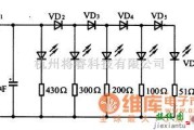 光敏二极管、三极管电路中的无源发光二极管输出电平指示电路图