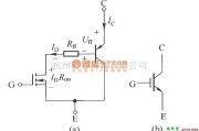 IGBT应用电路中的N沟道IGBT的简化等效电路和电气图形符号