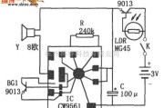 报警控制中的徽波防盗报警器电路图电路图